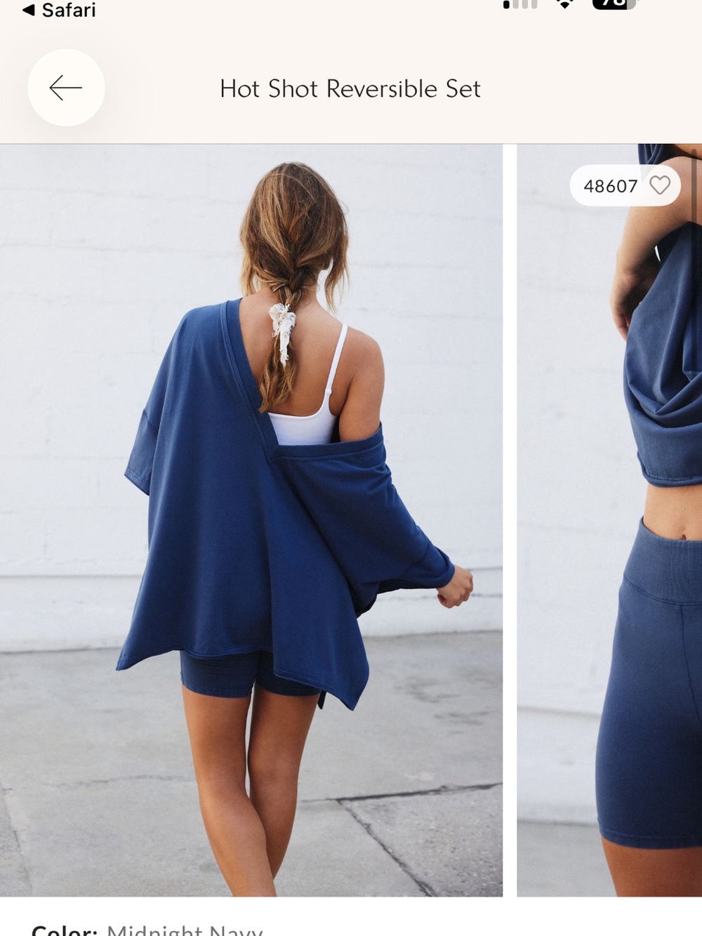 Free People Hot Shot Reversible set (COLOR IS GRAY) XS - Picture 2 of 3